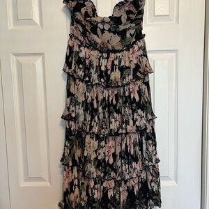 Floral Tiered Ruffle Dress